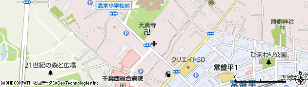 千葉県松戸市金ケ作104周辺の地図
