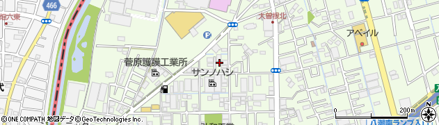 埼玉県八潮市大曽根1211周辺の地図