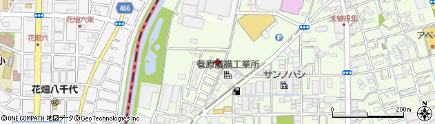 埼玉県八潮市大曽根2093周辺の地図