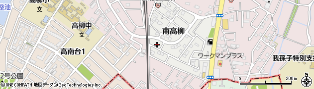 千葉県柏市南高柳7周辺の地図