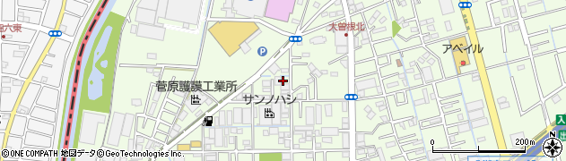 埼玉県八潮市大曽根1213周辺の地図