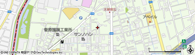 埼玉県八潮市大曽根1087周辺の地図