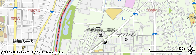 埼玉県八潮市大曽根2094周辺の地図