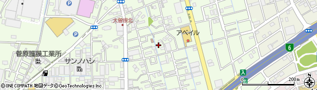 埼玉県八潮市大曽根786周辺の地図