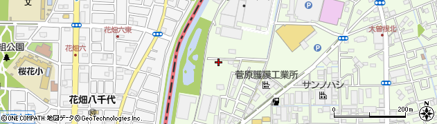埼玉県八潮市大曽根2075周辺の地図
