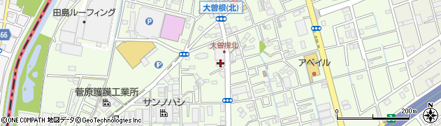 埼玉県八潮市大曽根1102周辺の地図