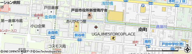 菖蒲遊園地周辺の地図