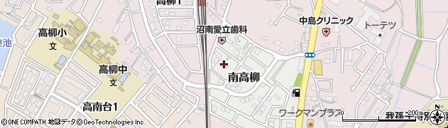 千葉県柏市南高柳4周辺の地図