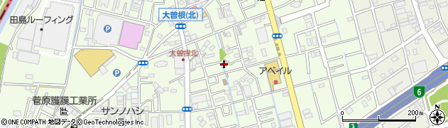 埼玉県八潮市大曽根775周辺の地図