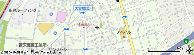 埼玉県八潮市大曽根837周辺の地図