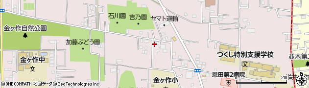 千葉県松戸市金ケ作320周辺の地図
