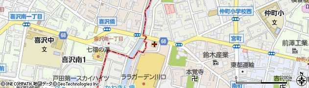 ガスト西川口店周辺の地図