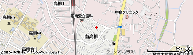 千葉県柏市南高柳周辺の地図
