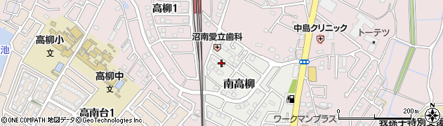 千葉県柏市南高柳4-27周辺の地図