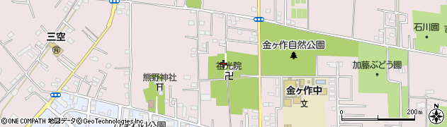 千葉県松戸市金ケ作周辺の地図