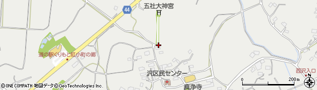 千葉県香取市沢周辺の地図