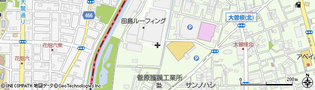埼玉県八潮市大曽根2128周辺の地図