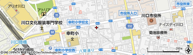 埼玉県川口市幸町周辺の地図