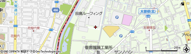 埼玉県八潮市大曽根2127周辺の地図