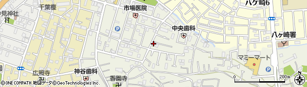 松戸中和倉郵便局周辺の地図