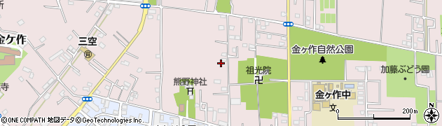 千葉県松戸市金ケ作364-1周辺の地図