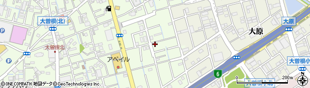 埼玉県八潮市大曽根615周辺の地図