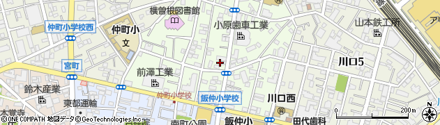 埼玉県川口市仲町周辺の地図