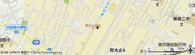志木街道周辺の地図