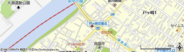埼玉県三郷市戸ヶ崎2308-1周辺の地図