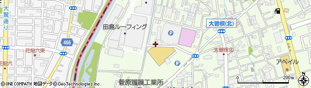 埼玉県八潮市大曽根1202周辺の地図