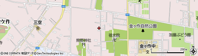 千葉県松戸市金ケ作364-12周辺の地図