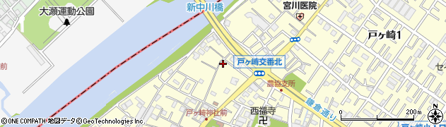 埼玉県三郷市戸ヶ崎2288周辺の地図