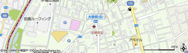 埼玉県八潮市大曽根1112周辺の地図