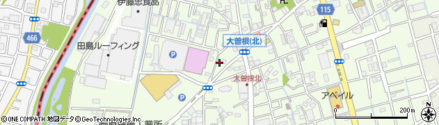 埼玉県八潮市大曽根1124周辺の地図