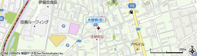 埼玉県八潮市大曽根485周辺の地図