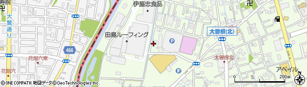 埼玉県八潮市大曽根1196周辺の地図