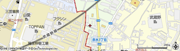 ルネ朝霞台グランアベニュー管理事務室周辺の地図