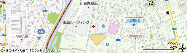 埼玉県八潮市大曽根1148周辺の地図