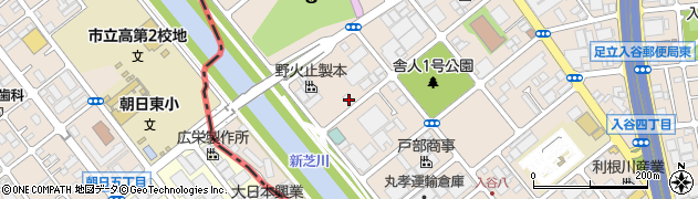 東京都足立区入谷9丁目27-5周辺の地図
