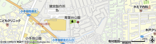 埼玉県所沢市青葉台周辺の地図