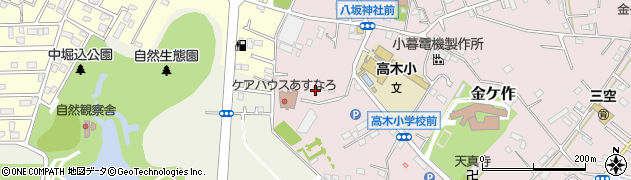 千葉県松戸市金ケ作140周辺の地図