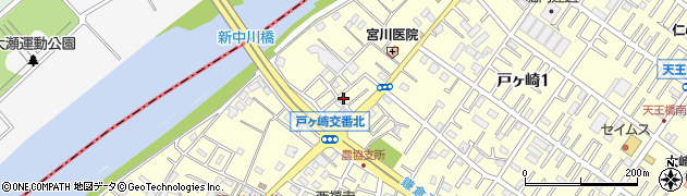 埼玉県三郷市戸ヶ崎2306-59周辺の地図