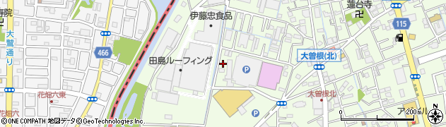 埼玉県八潮市大曽根1147周辺の地図