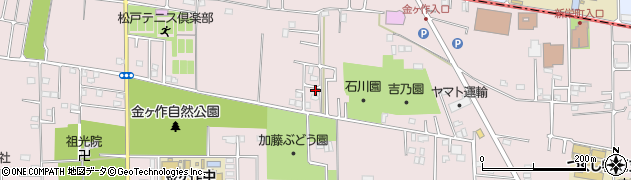 千葉県松戸市金ケ作267-12周辺の地図