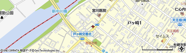 埼玉県三郷市戸ヶ崎2306-21周辺の地図