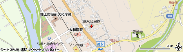 徳永公民館周辺の地図