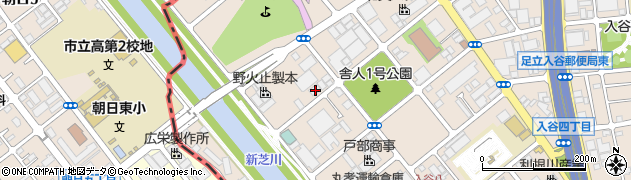 東京都足立区入谷9丁目27-3周辺の地図