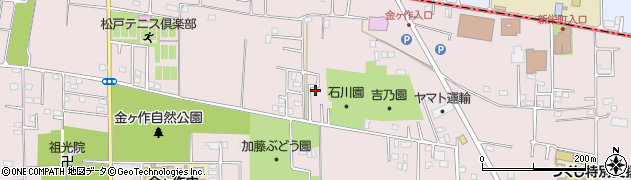 千葉県松戸市金ケ作267-5周辺の地図