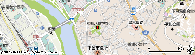 水無八幡神社周辺の地図