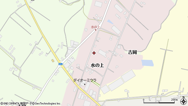 〒287-0241 千葉県成田市水の上の地図